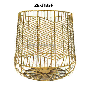 Classic Handmade Stainless Steel <b>Basket</b> with Stands Outdoor Use Scandinavian Modern Dishwasher Safe Stocked Foldable - Product Image 2