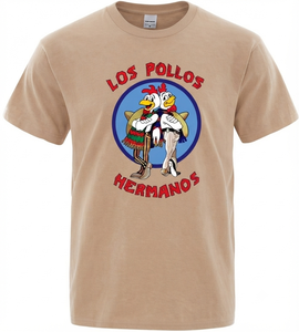 Camiseta con Estampado Gráfico Personalizado, Camiseta Informal de Cuello Redondo y Manga Corta de Algodón para Hombre - Product Image 3