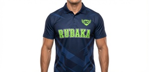 Camiseta Polo Negra y Verde Personalizada, Uniforme de Golf de Alto Rendimiento que Absorbe la Humedad, Ropa Deportiva de Manga Corta, Fabricación OEM/ODM, Venta al Por Mayor - Product Image 4