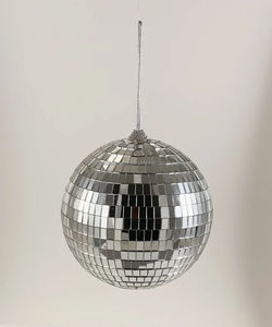 Disco Hanging Ball Silver <b>Mirror</b> Ball Mosaic Ball Decorative Art Craft Sphere Ornament Glass <b>Tiles</b> Design Pattern - Product Image 2
