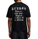 Camiseta de Manga Corta Negra para Hombre Alirex, Diseño Personalizado OEM, Corte Regular, Cuello Redondo, Informal, de Algodón, con Diseño de Letras Impresas y Logotipo Frontal - Product Image 4