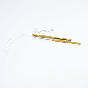 Outil de pose d'extensions capillaires de luxe : Aiguille à micro-anneaux pour une installation rapide et sans douleur des nano-perles - Product Image 1