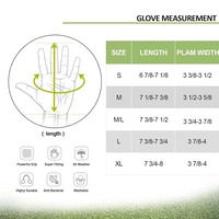 Guantes de Golf de Cuero Genuino Blanco de Último Diseño, Antideslizantes, para Hombre, de Dedo Completo, Ligeros, Duraderos, Protección para las Manos