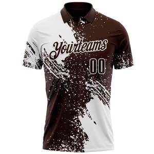 Polo de sport de qualité supérieure, logo d'équipe personnalisé, nom et numéro individuels, polyester, polo à étiquette privée - Product Image 2