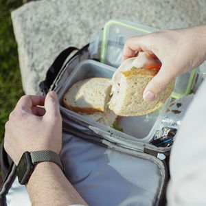 Borsa termica riutilizzabile FreshPack Navy per il pranzo - Product Image 3