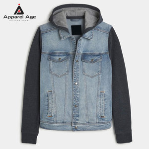 Ropa de moda para uso en exteriores, sudaderas con capucha de mezclilla para hombre, ropa informal, sudaderas con capucha de mezclilla para hombre para uso en invierno en diferentes diseños. - Product Image 1