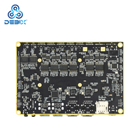 Carte porteuse DEBIX SOM A I/O 6USB 2Gigabit RJ45 combinant solution industrielle de contrôle IoT multimédia pour DEBIX SOM A