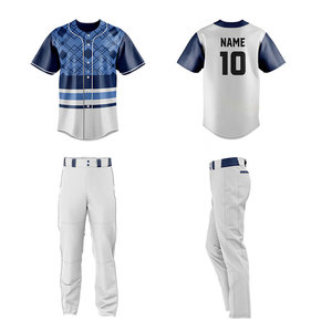 Uniforme de baseball personnalisé de haute qualité, nouvelle arrivée 2025, impression par sublimation, vêtements de sport en gros, uniforme de baseball par sublimation 2025 - Product Image 1