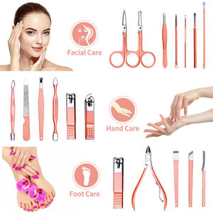 Kit Profesional de Manicura y Pedicura, Juego de Cortaúñas de Acero Inoxidable con Estuche de PU - Product Image 4