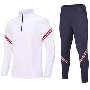 Ensemble survêtement et pantalon de survêtement personnalisés en jersey une pièce avec survêtement assorti – Uniforme professionnel personnalisé en jersey une pièce et survêtement - Product Image 2