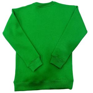 Sweat-shirt à manches longues en molleton de coton polyester, couleur unie, sans capuche, sur mesure, pour hommes, vente en gros - Product Image 4