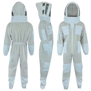 Traje de apicultura de algodón profesional, chaqueta de apicultura antiabejas transpirable, ropa de trabajo para apicultores - Product Image 1