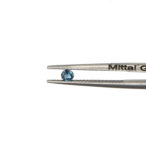 Saphirs bleus naturels non traités, ronds calibrés de 3 mm, pierres précieuses de saphir bleu naturel facettées pour la création de bijoux - Product Image 2