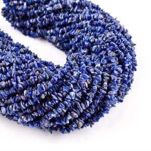 Cuentas de Sodalita Azul Natural en Forma de Virutas Sin Cortar, Piedras Preciosas Irregulares de 3-12mm, Piedras Sueltas para Fabricación de Joyería al por Mayor - Product Image 6