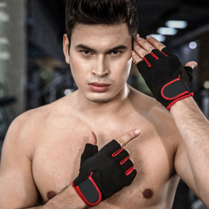 Guantes de ejercicio para hombre para entrenamientos en el gimnasio, guantes de fitness para entrenamiento con pesas, agarre cómodo, uso en entrenamiento deportivo - Product Image 6