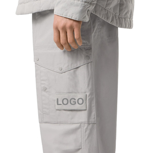 กางเกงคาร์โก้ผู้ชายพรีเมียม คุณภาพสูง กันลม ระบายอากาศได้ดี ผ้าแคนวาส ใส่ได้ทุกสภาพอากาศ เอวยางยืดแบบปรับได้ สไตล์ทหาร/สตรีทแวร์ - Product Image 4