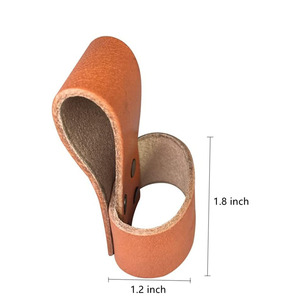 Porte-marteau en cuir véritable avec passant de ceinture, construction robuste, accessoire pour outils de menuisier, couvre-chapeau et technicien en bâtiment, à prix abordable - Product Image 4