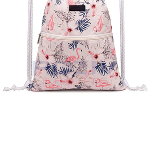 Sac à cordon personnalisé avec impression de logo, de haute qualité, écologique, imperméable, en polyester, sublimation, unisexe, sac à bandoulière - Product Image 2