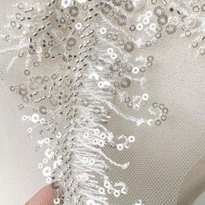 Parches de diamantes de imitación con diseño floral 3D, apliques decorativos tejidos para coser en el pecho, para vestidos de novia, sombreros, material de fieltro - Product Image 3