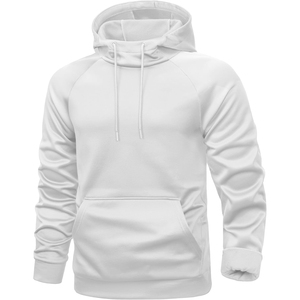 Sudadera con Capucha de Felpa Ecológica para Verano, Corte Regular, Color Negro, de Run Apparel, 50% Poliéster, 50% Algodón, Transpirable, con Bolsillo - Product Image 5