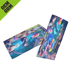 Serviette de sport personnalisée en polyester de haute qualité, motif imprimé multicolore, pour l'extérieur, matériau en jersey de qualité supérieure - Product Image 4
