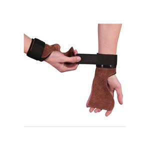 Poignées de main réglables en cuir pour la gym et le fitness avec panneau arrière en tissu respirant – Meilleur rapport qualité-prix OEM - Product Image 6