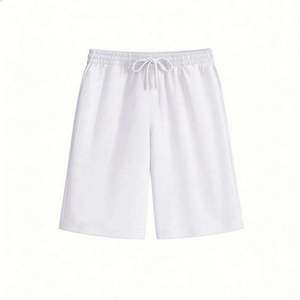 Shorts 100% coton avec logo personnalisé, respirants, taille mi-haute, cordon de serrage, shorts de sport pour hommes, shorts de qualité supérieure - Product Image 2