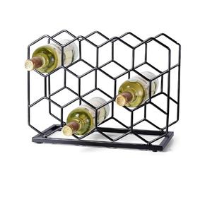 Porte-bouteilles à vin de table plaqué or de haute qualité, style vintage, sur pied, pour événements et clubs - Product Image 2