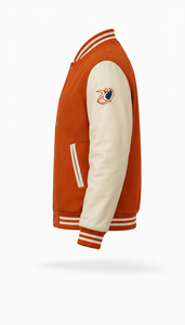 Chaqueta Varsity con Capucha de Invierno Estilo Americano de Alta Gama, Impresión por Sublimación, Logotipo Frontal, Unisex - Product Image 2