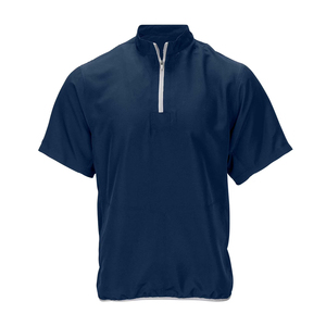 Chaqueta de Manga Corta para Hombre con Cierre de 1/4, Cuello Alto, Ligera, de Poliéster, Informal, Deportiva, Ropa Exterior - Product Image 4