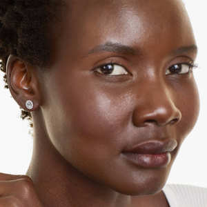 ต่างหูเพชรโมอิสซาไนต์เงินแท้ 925 หรูหรา ประกายระยิบระยับ ดีไซน์เรียบหรูเหนือกาลเวลา เหมาะเป็นของขวัญวันเกิด - Product Image 5