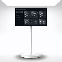 Computer Gaming Monitor 27 32 Inch All in One Smart Portable Touch Screen Monitor Movable IPS LCD Display Rolling Terminal