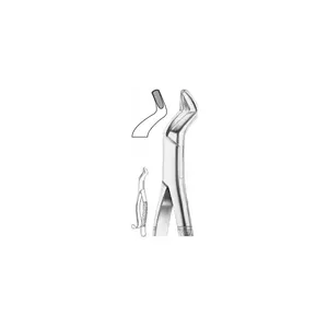 Pinzas de Extracción Ergonómicas de Acero Inoxidable con Patrón Americano, Instrumentos Quirúrgicos Dentales para Dientes Centrales Superiores y Tercer Molar Superior - Product Image 1