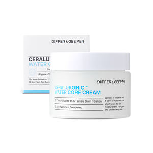 Differ&Deeper Ceraluronic Water Core Cream 8 Ácidos Hialurónicos Ceramida Exfoliante Potenciador de Hidratación Acabado Luminoso Humectante - Product Image 1