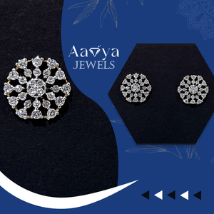 Pendientes de Diamantes Cultivados en Laboratorio con Certificación de Oro de 14K de Inspiración Vintage, Joyería Fina de Lujo para Novias y Bodas - Product Image 2
