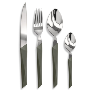 Juego de Cubiertos Modernos de Acero Inoxidable con Acabado Espejo, Aptos para Lavavajillas, para Bodas y Restaurantes - Product Image 4