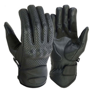 Customised Pure Leather Waterproof <b>Touchscreen</b> Full Finger Winter Racing Motorbike <b>Gloves</b> with Adjustable Strap High Quality - Product Image 3