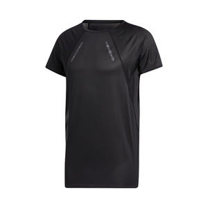 T-shirt uni à col en V coupe classique, en tissu écossais 100 % coton, anti-humidité et séchage rapide, idéal pour l'hiver, la gym, les voyages et les tenues décontractées - Product Image 2
