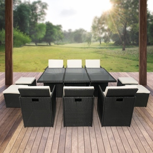 NUEVO Juego de Muebles de Jardín IPRO Modernos para Exteriores, Sala de Estar, Hotel, Patio, Mimbre de Ratán, Resistente a la Intemperie y a los Rayos UV - Product Image 2