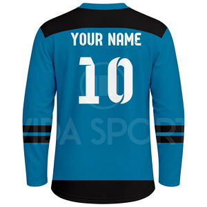ชุดเสื้อเจอร์ซีย์และกางเกงฮ็อกกี้แบบมืออาชีพชุดทีมดูดซับความชื้นระบายอากาศได้ดี - Product Image 3