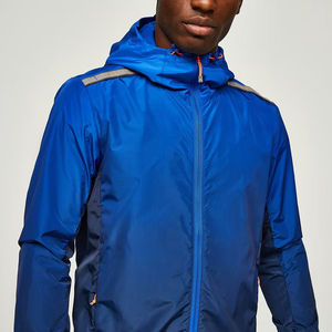 Custom Made Lightweight <b>Hooded</b> Windbreaker Shorts Set Mens 100% Cotton Two Piece <b>Zip</b> Sportswear Casual Travel Outfit Winter - Product Image 6