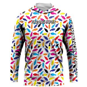 Camiseta de manga larga para hombre, nueva llegada de verano, transpirable, que absorbe la humedad, UPF 50, protección solar, para pesca, color liso. - Product Image 4