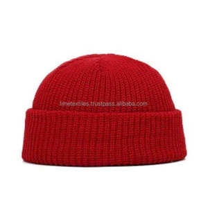 Bonnets d'hiver unisexes en laine 100% de qualité supérieure avec design de couleur personnalisé, tricotés, personnalisation possible - Product Image 3