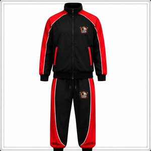 <b>top</b> quality Gym Fitness Sportswear's Nylon Windbreaker Training Tracksuits Custom Professional Made Men Two Piece Set Tracksuit - Product Image 5
