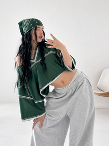 Trendy Custom Sparkly Rhinestone Streetwear Jersey Y2K Rhinestone Number Graphic V-Neck T-shirt Wholesale Rhinestone jersey OEM - Product Image 2