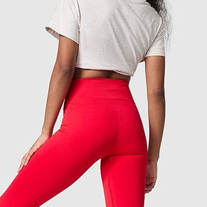 Pantalon de yoga pour femme à taille élastique, longueur intégrale, en polyester/coton, léger et solide, au meilleur design et prix abordable - Product Image 5