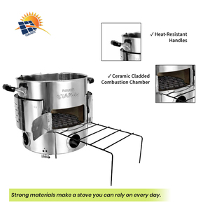 Modern Stainless Steel Wood Burning <b>Stove</b> for Home Use Large Capacity Freestanding Wood Burning <b>Stove</b> - Product Image 4