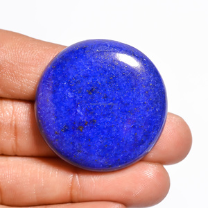 หินหัวใจ Lapis Lazuli ธรรมชาติอัญมณีหลวมสำหรับการรักษาเครื่องประดับตกแต่งงานฝีมือพื้นบ้าน - Product Image 2