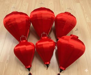 Decorative Silk <b>Lantern</b> Vietnam Handmade Fabric <b>Lantern</b> Light For Home Festival Wedding Event Restaurant Hotel Decoration Use - Product Image 5