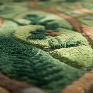 Tapis de jeu Montessori moderne tufté à la main pour enfants, tapis de sol forêt, décoration éducative pour chambre de bébé, tapis de jeu doux nature pour salle de jeux - Product Image 6